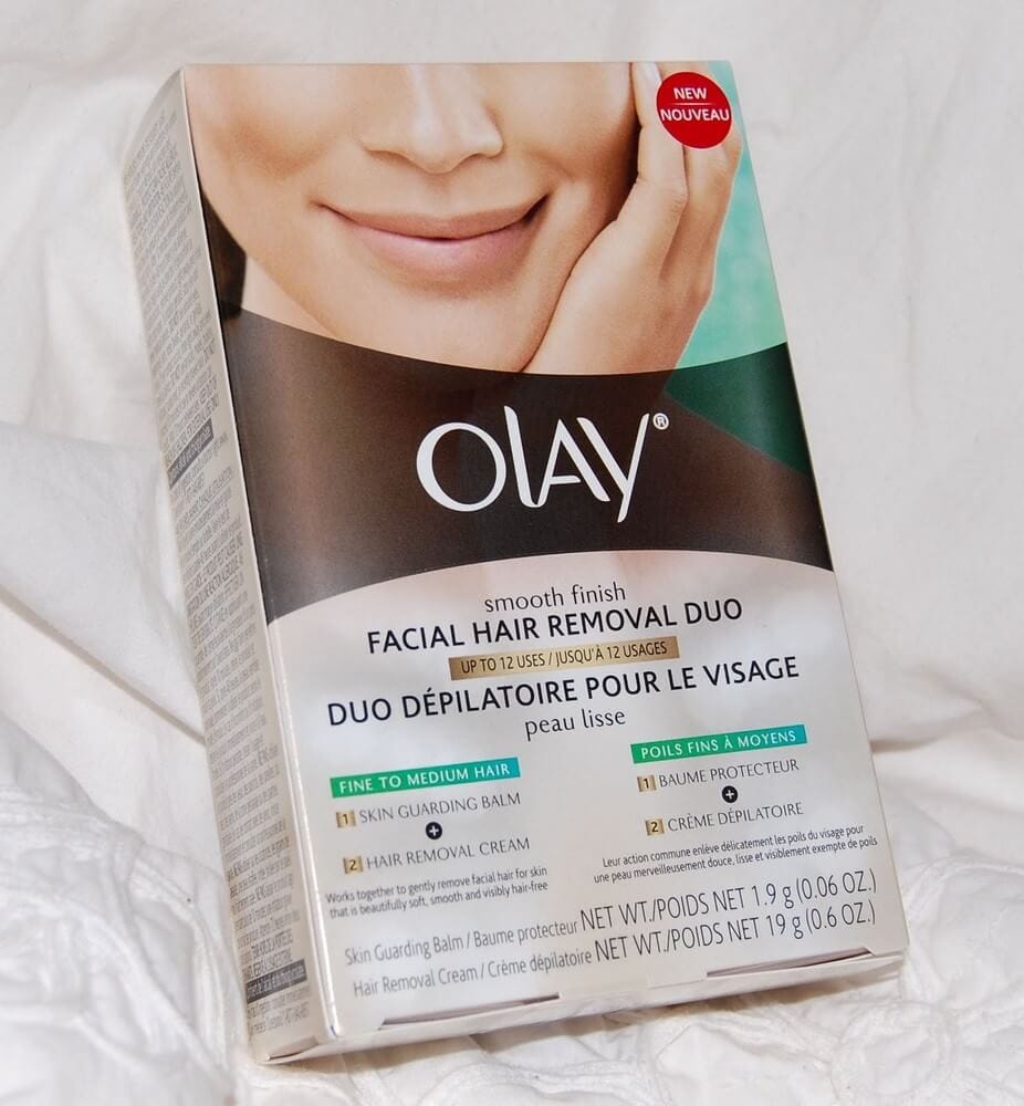 Kem Tẩy Lông Olay Smooth Finish Facial Hair Removal Duo